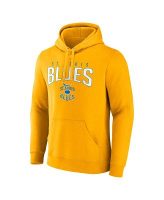 Men's Gold St. Louis Blues Special Edition 2.0 Wordmark Pullover Hoodie