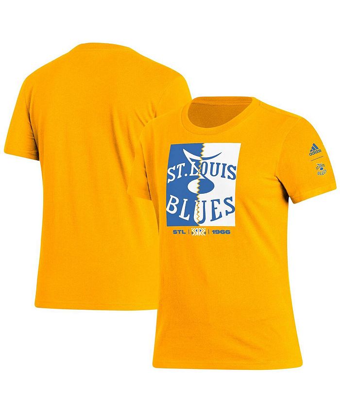 Women's adidas Gold St. Louis Blues Reverse Retro 2.0 Playmaker T