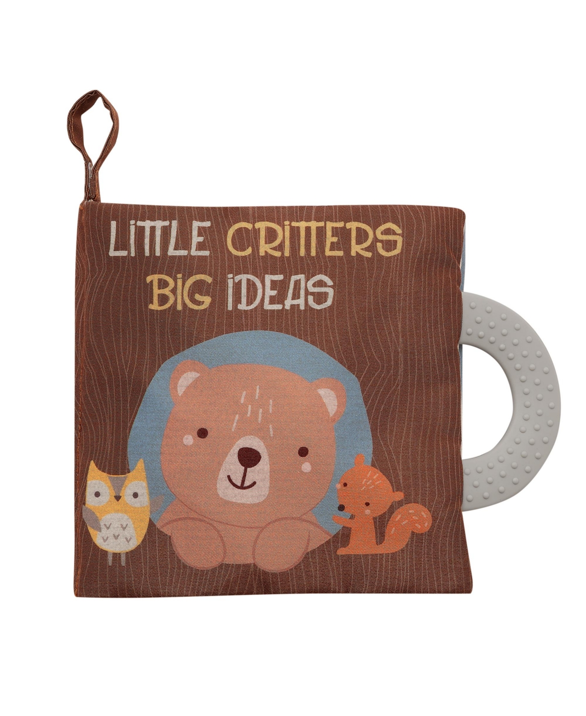 Lambs & Ivy Woodland/Forest Developmental Soft Book & Bear Plush Toy Gift Set