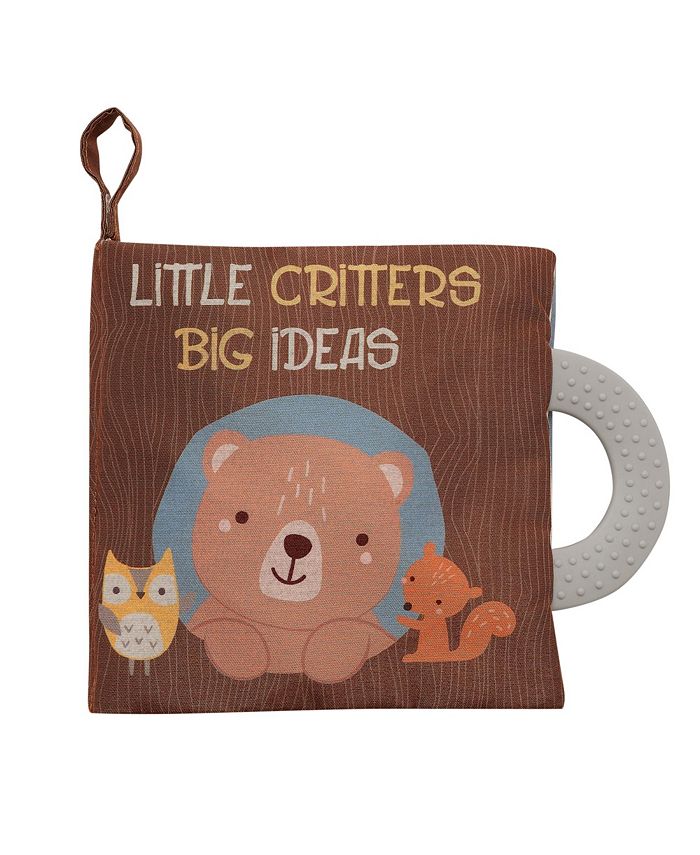 Lambs & Ivy Woodland/Forest Developmental Soft Book & Bear Plush Toy