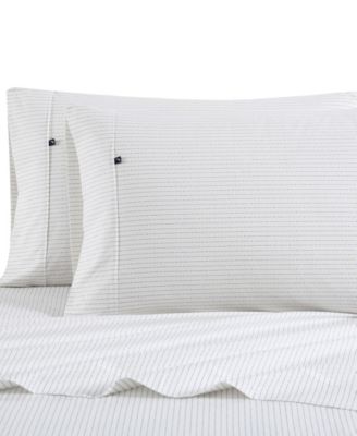 Buoy Line Cotton Percale 3-Piece Sheet Set, Twin