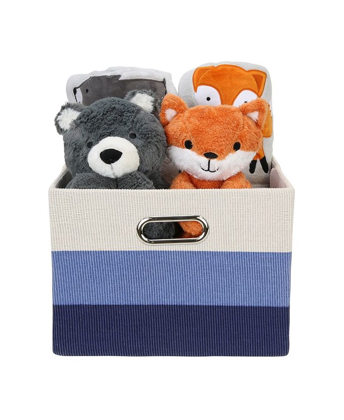 Lambs & Ivy Blue 5Piece Baby Gift Basket for Baby Shower/Newborn