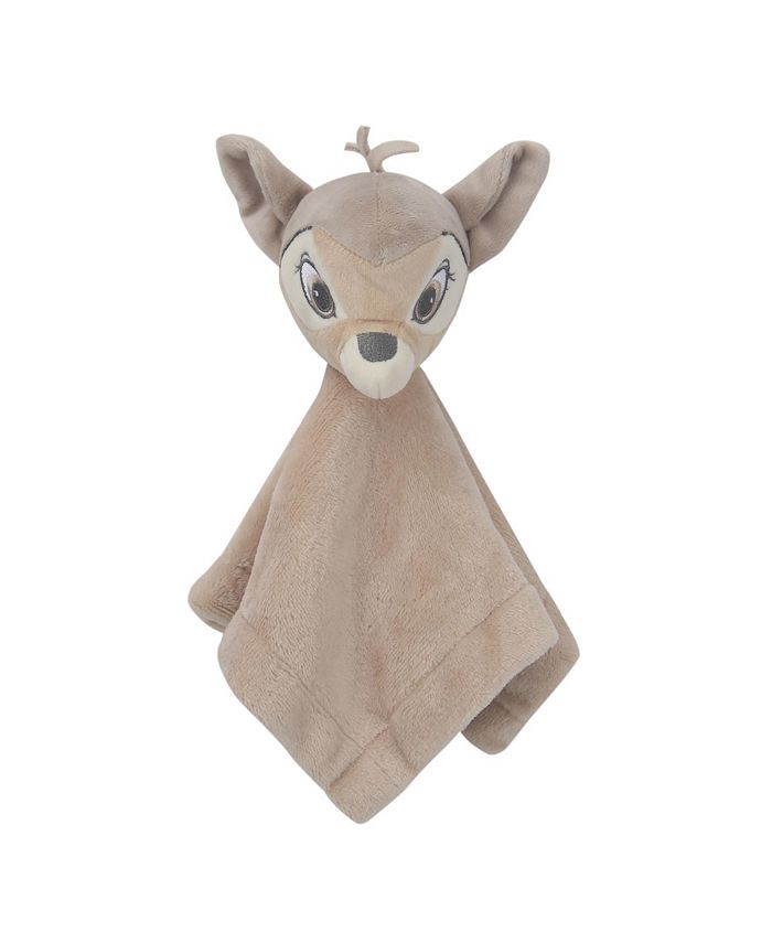 Lambs & Ivy Disney Baby Bambi Deer/Fawn Security Blanket/Lovey Taupe