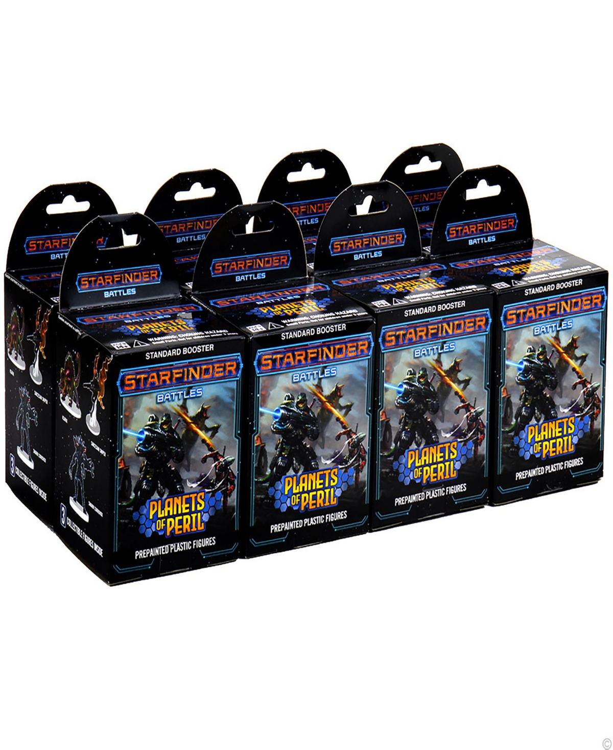 Wizkids Games Star Finder Battles Planets Of Peril 8 Pack Brick Randomly Assorted Pre Painted 32 Miniatures Role P In Multi