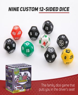 Go500 Racing Dice Table Game for Adults and Family Sports Fans