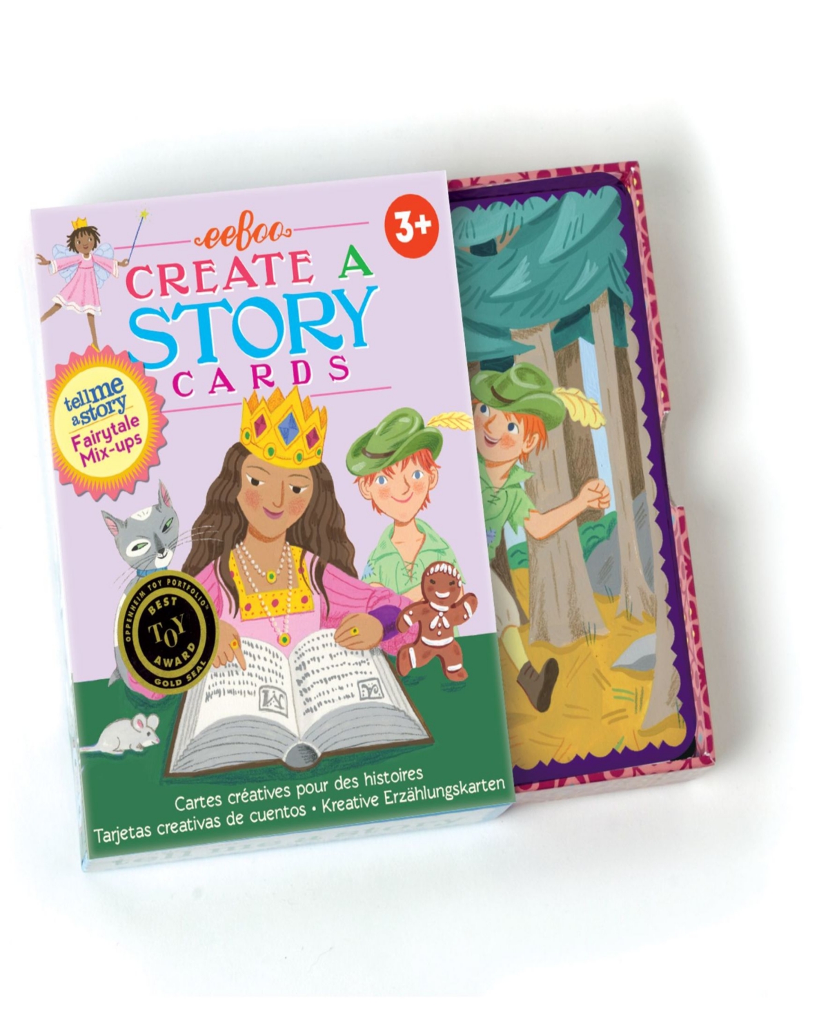 Shop Eeboo Fairytale Mix Ups Create A Story Pre-literacy Cards 36 Piece Set In Multi