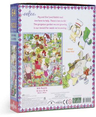 EeBoo Puzzle 'Poet’s Garden', 1000 Teile, Für Erwachsene, Recycelter Karton