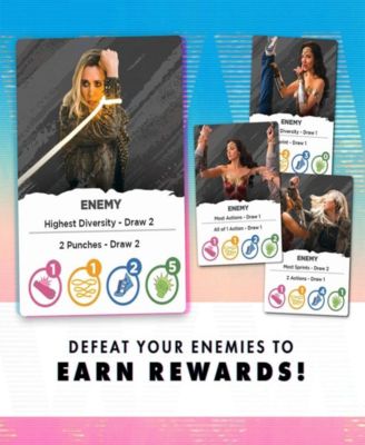 Wonder Woman 1984 Card Game be the Super Hero and Save the Most Civilians to Win