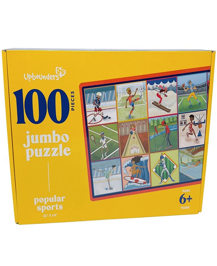 Upbounders Popular Sports 100 Piece Kids Multicultural Puzzle & Reviews