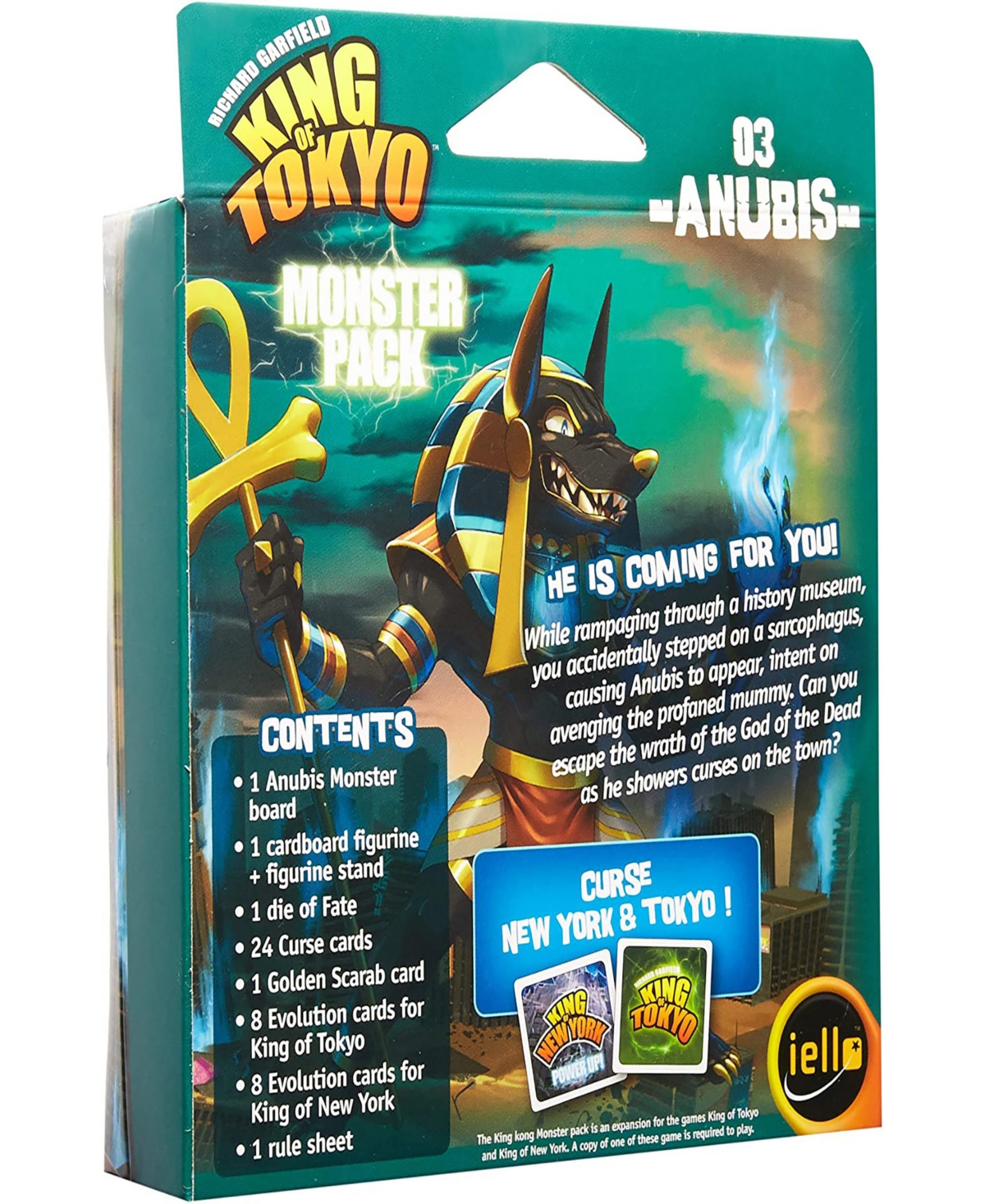 Shop Iello King Of Tokyo Monster 3rd Anubis Expansion Pack In Multi