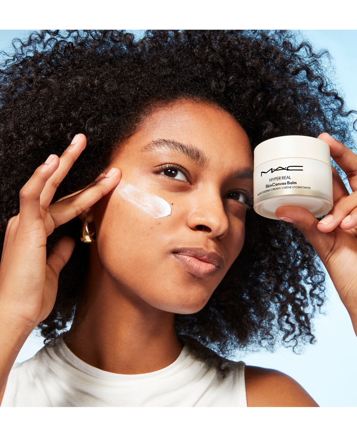 Shop Mac Hyper Real Skincanvas Balm Moisturizing Cream, 1.7 oz In No Color