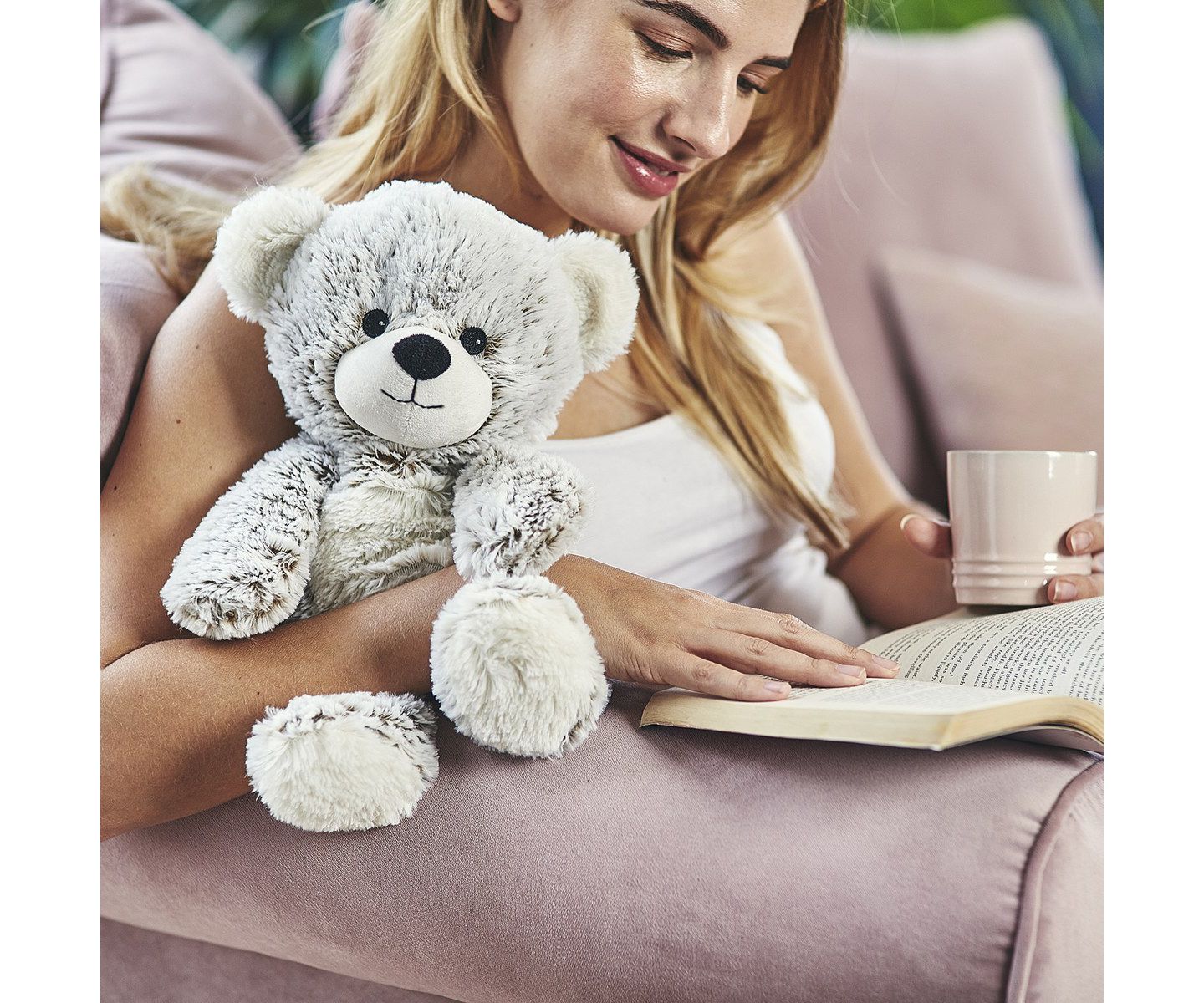 Детская мягкая игрушка Intelex Marshmallow Bear 13" Microwavable Plush — фото 3