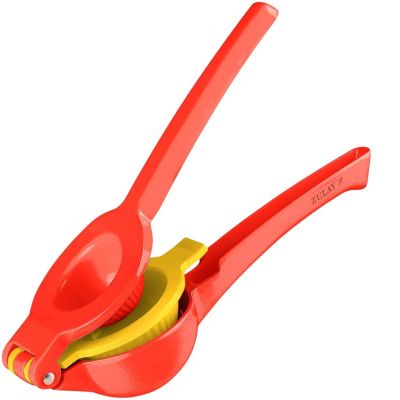 2-in-1 Metal Manual Lemon Squeezer – Sturdy Hand Juicer for Max Extraction