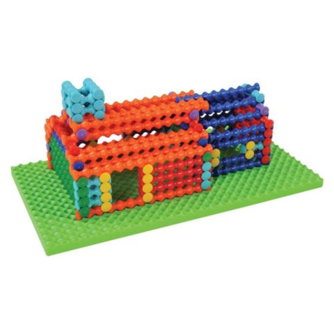 Детский конструктор Popular Playthings Playstix Deluxe 211-Piece Building Set, Ages 4+