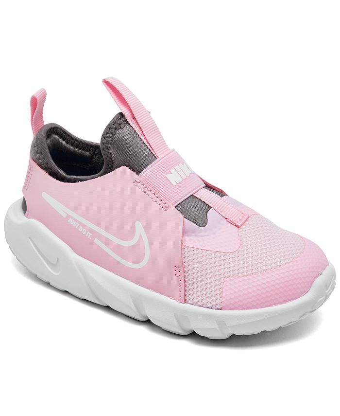 Nike Flex Runner Girl Size 7y (Women 8.5) Pink Activewear Slip On Running  Shoes
