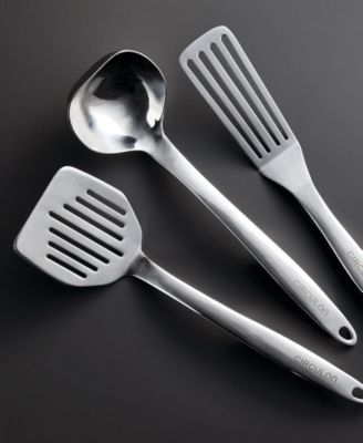 Circulon Tools Stainless Steel Hollow Handle Kitchen Utensils, Set of 3