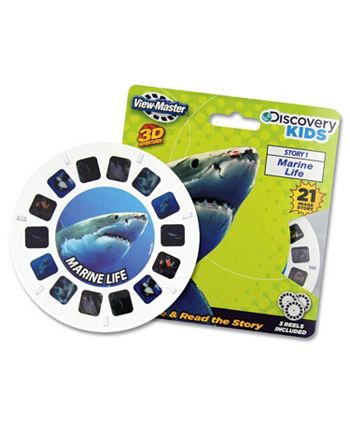 Discovery Kids MARINE LIFE View-Master SET Viewer + 2 3D Reels Fish Shark  NEW