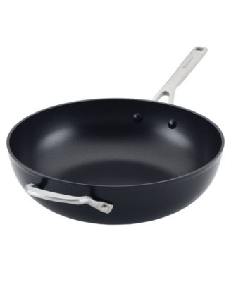 Hard-Anodized Aluminium 12.25" Induction Non-stick Wok with Helper Handle