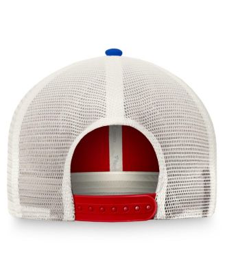 Men's Red, Royal Washington Capitals True Classic Retro Trucker Snapback Hat