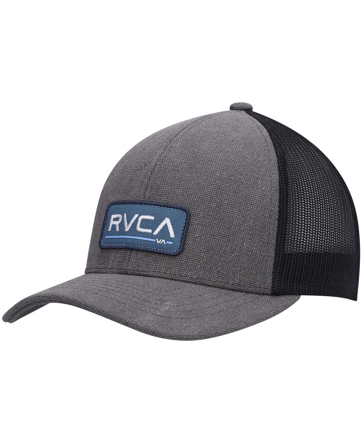 Rvca Men's  Charcoal Chg Ticket Iii Trucker Snapback Hat