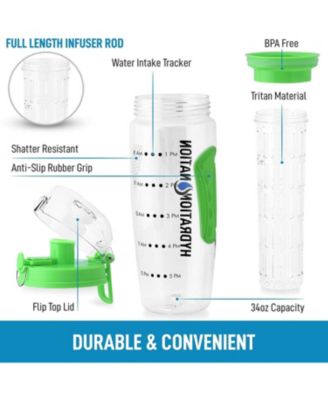 Portable Water Bottle with Fruit Infuser