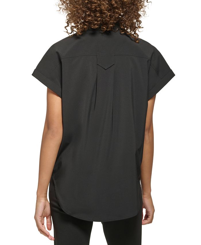 Colie Cuffed Short Sleeve Top