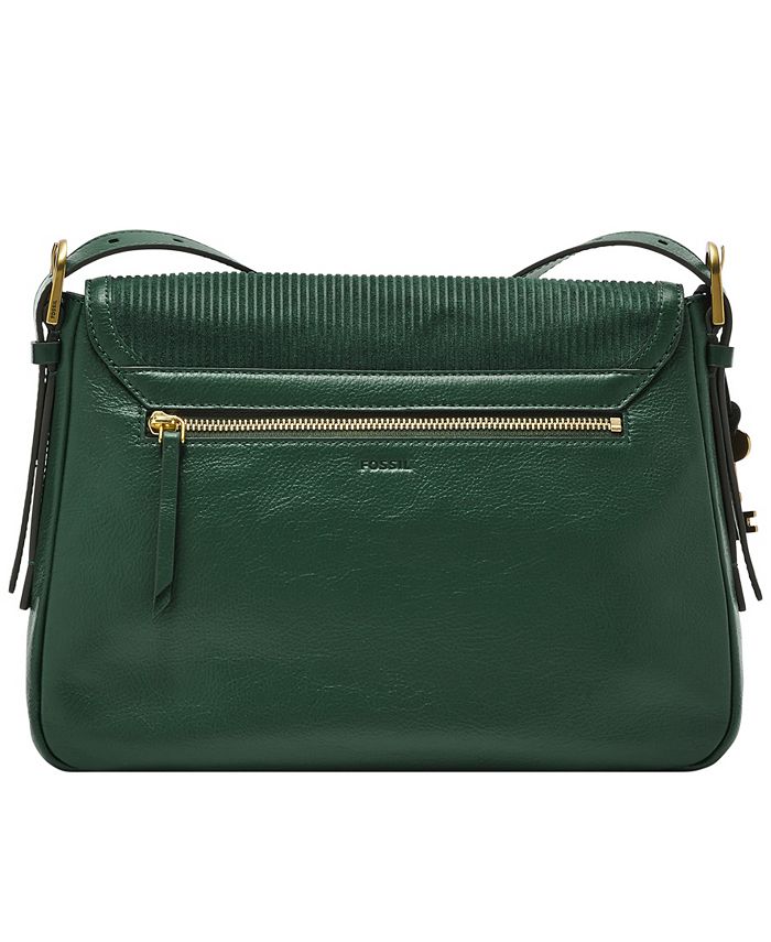 Fossil Harper Leather Large Flap Crossbody Bag Macy's
