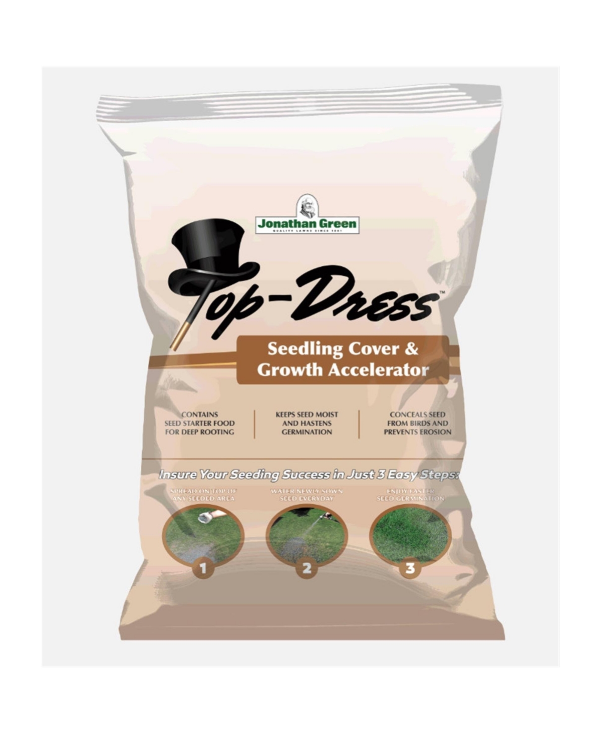 Top Dress Seedling Cover and Growth Accelerator, 45 Lb - White
