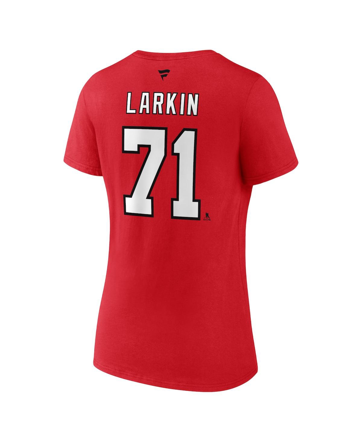 Fanatics Branded Dylan Larkin Red Detroit Red Wings Special Edition 2.0 Name & Number V-neck T-shirt In Red