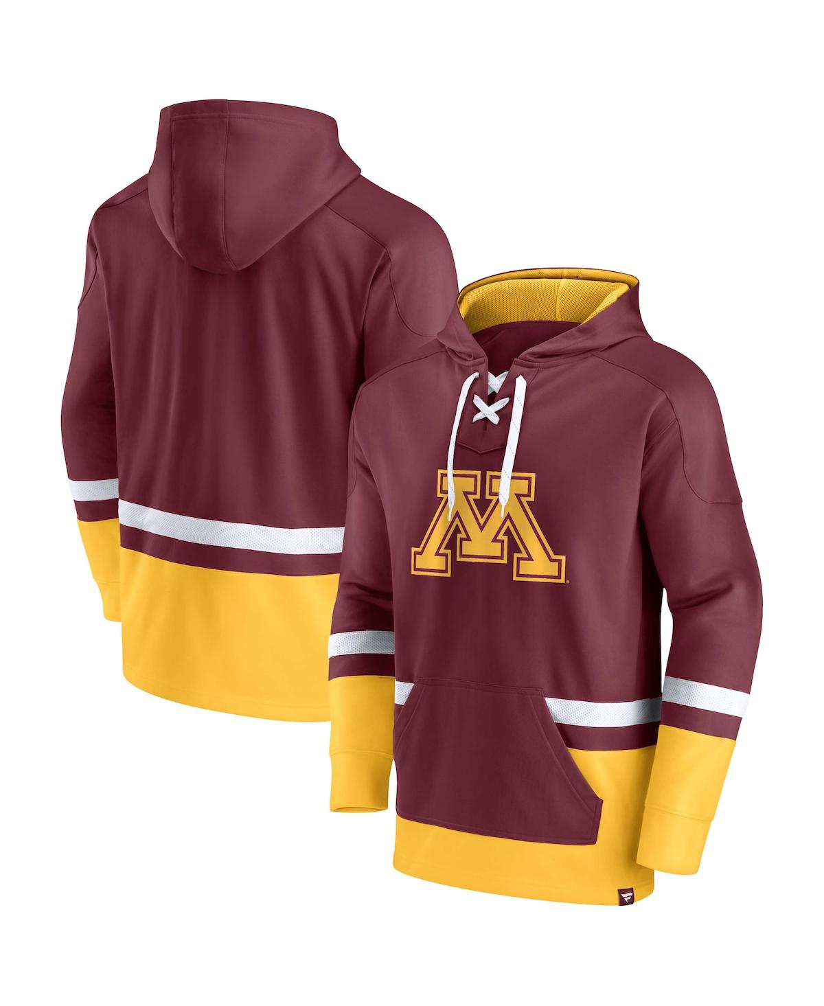 Men's FanaticsMinnesota Golden Gophers First Battle Pullover Hoodie - Maroon