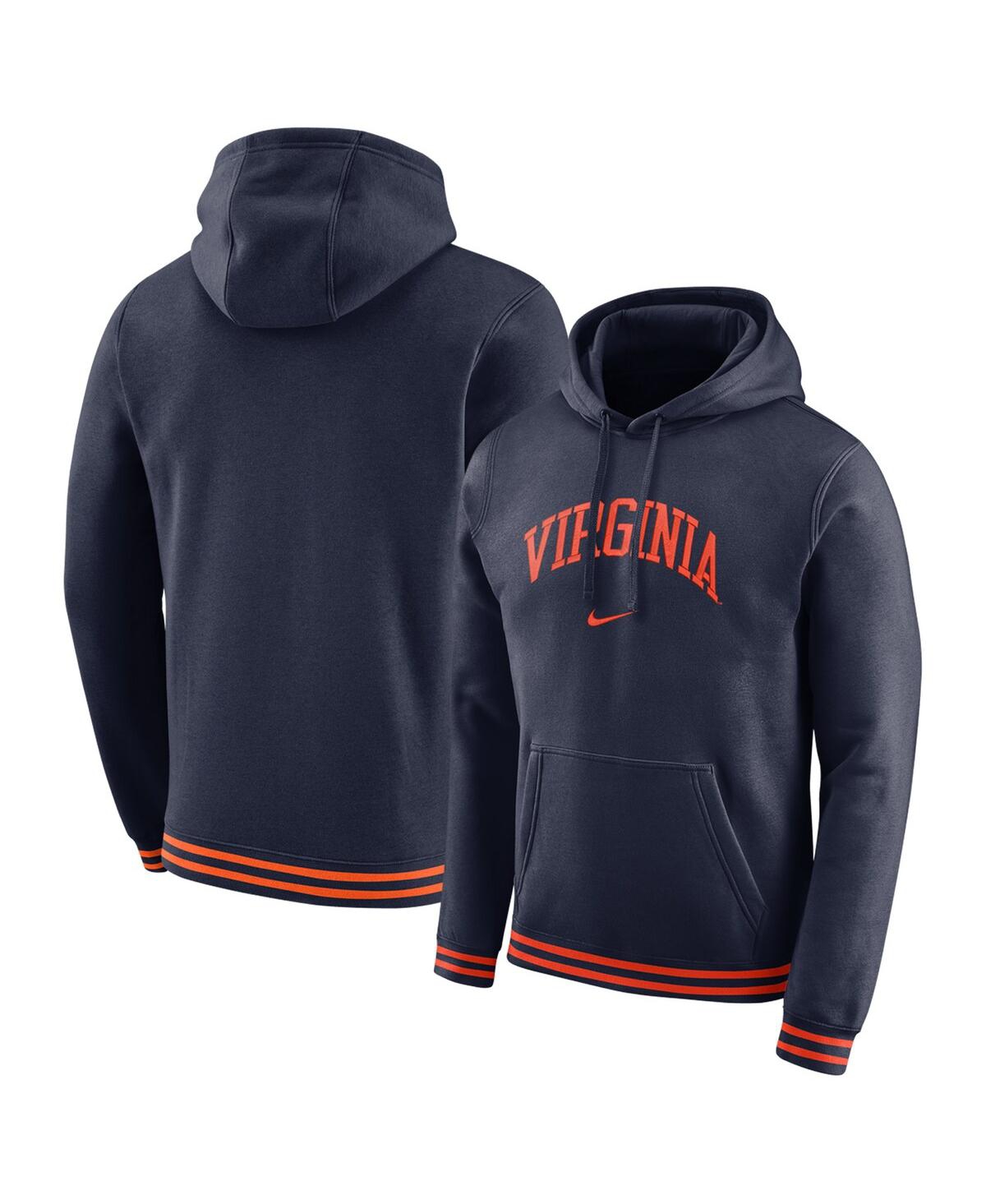 Men's Nike Navy Virginia Cavaliers Sketch Retro Pullover Hoodie