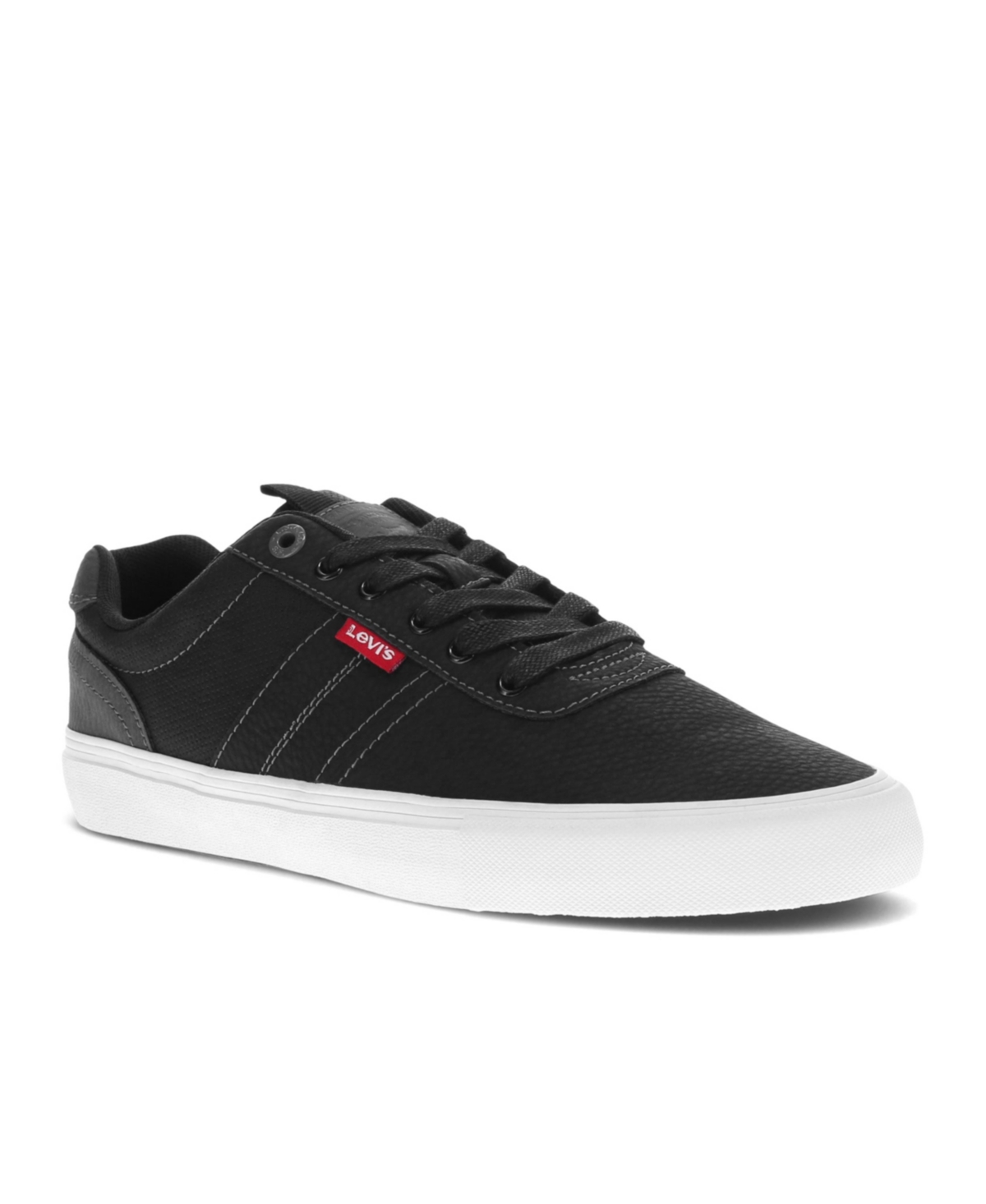 Levi's Men's Miles Wx Stacked Sneakers Men's Shoes In Black/charcoal