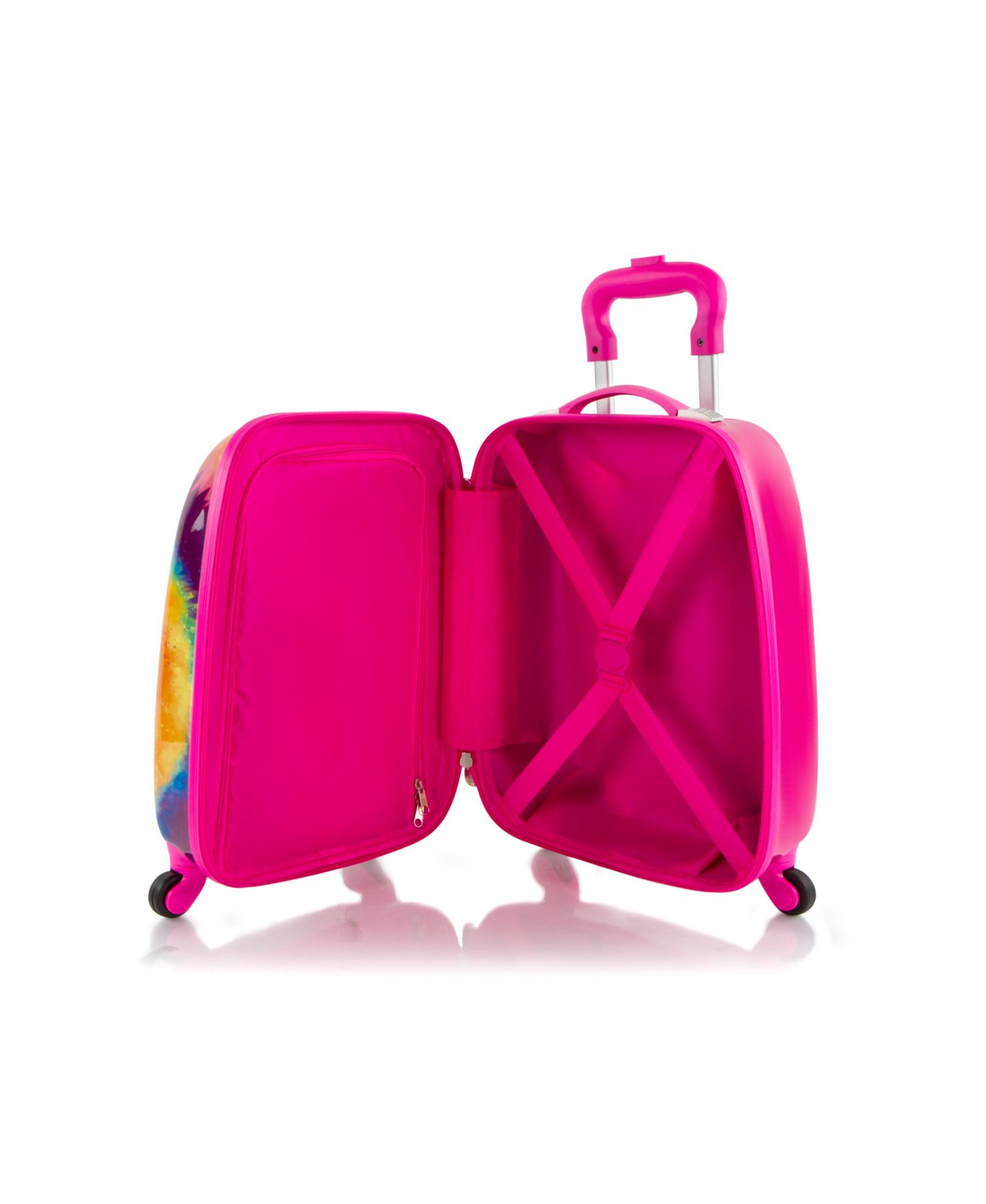 Детский чемодан Heys 18" Tie Dye Carry-On Spinner Luggage, цвет: Розовый / Разноцветный — фото 5