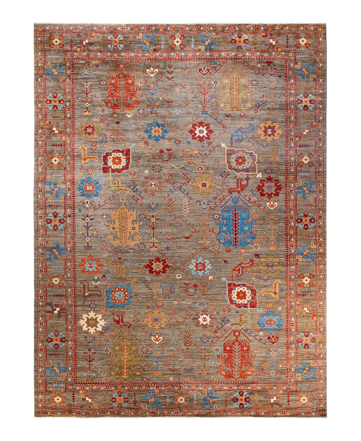 Adorn Hand Woven Rugs Serapi M1973 10'1in x 13'7in Area Rug - Ivory