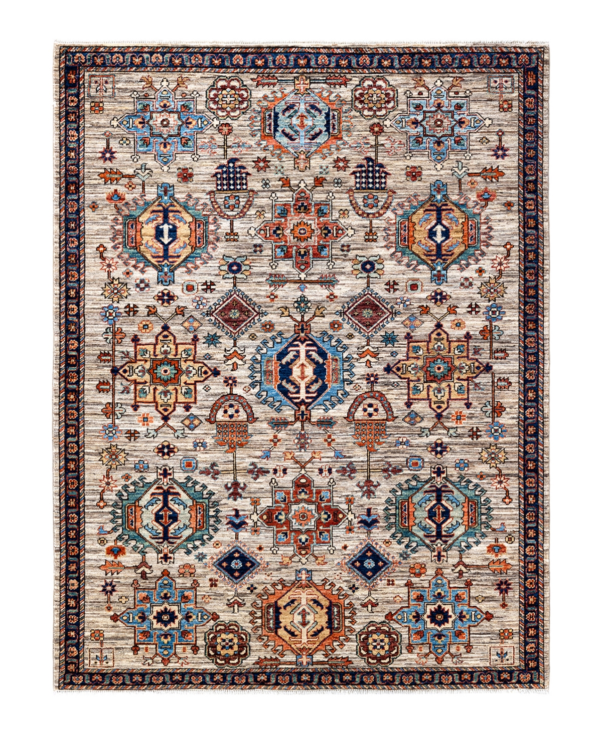 Adorn Hand Woven Rugs Serapi M1973 5'1in x 6'8in Area Rug - Beige