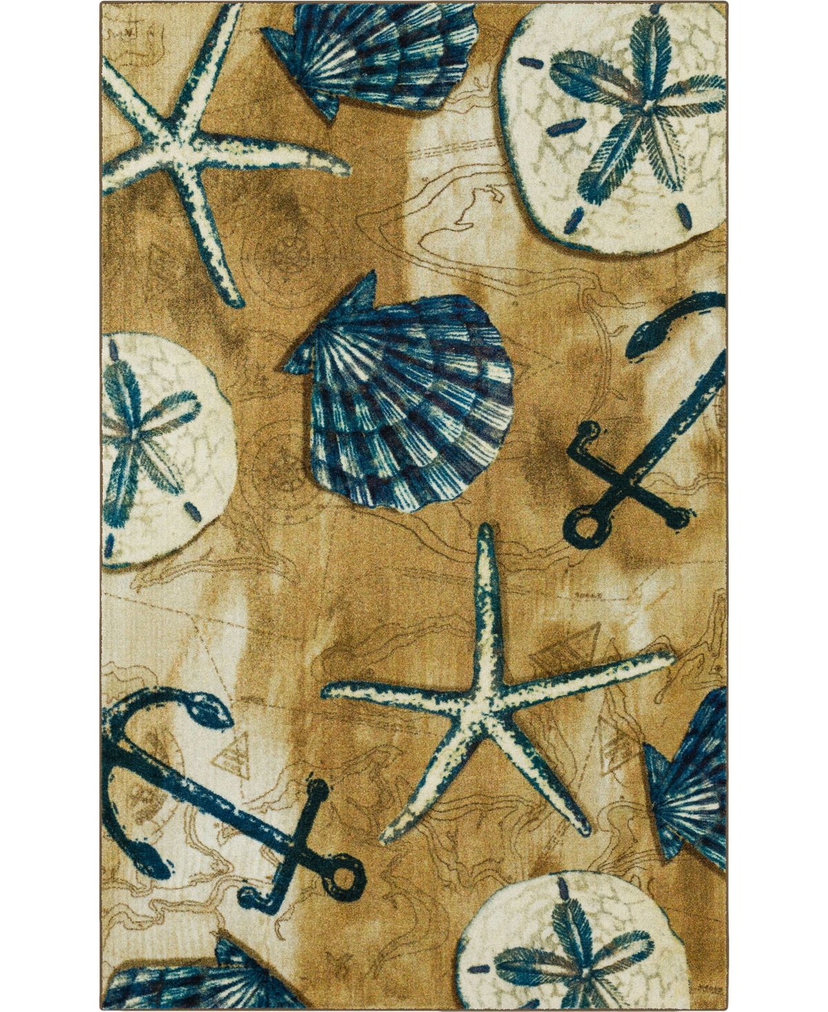 Mohawk Prismatic Tide Pool Shells 8' x 10' Area Rug - Sand