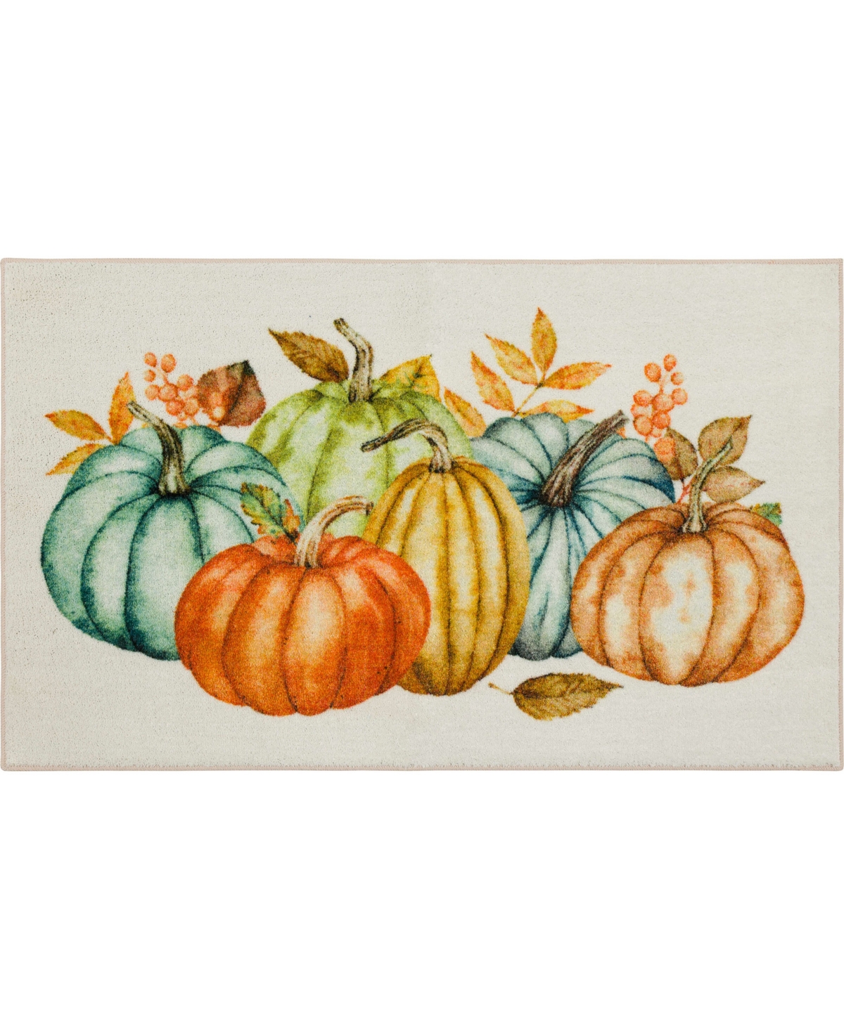 Mohawk Prismatic Fall Pumpkins 2' X 3'4" Area Rug In Ivory
