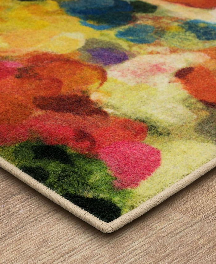 Mohawk Prismatic Blurred Blossoms 3' x 5' Area Rug Macy's