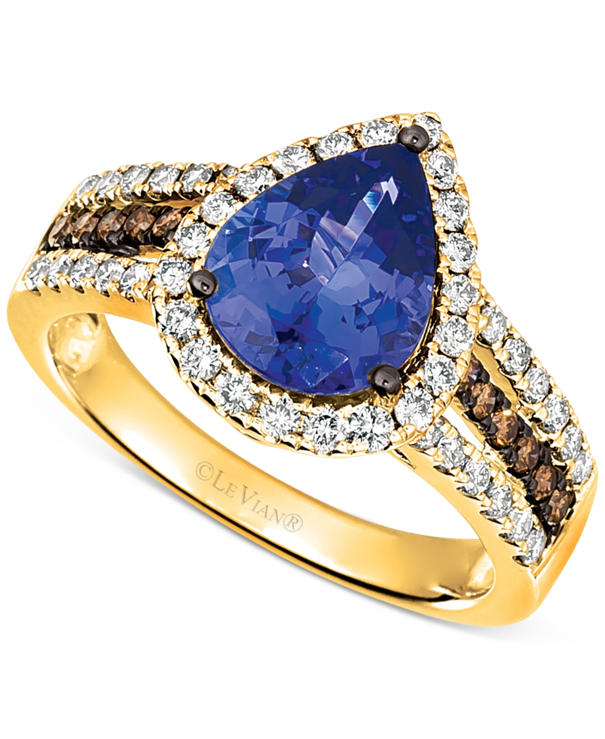 Le Vian Blueberry Tanzanite (2 Ct. T.w.) & Diamond (5/8 Ct. T.w.) Ring In 14k White Gold (also Available In In Tanzanite  Yellow Gold