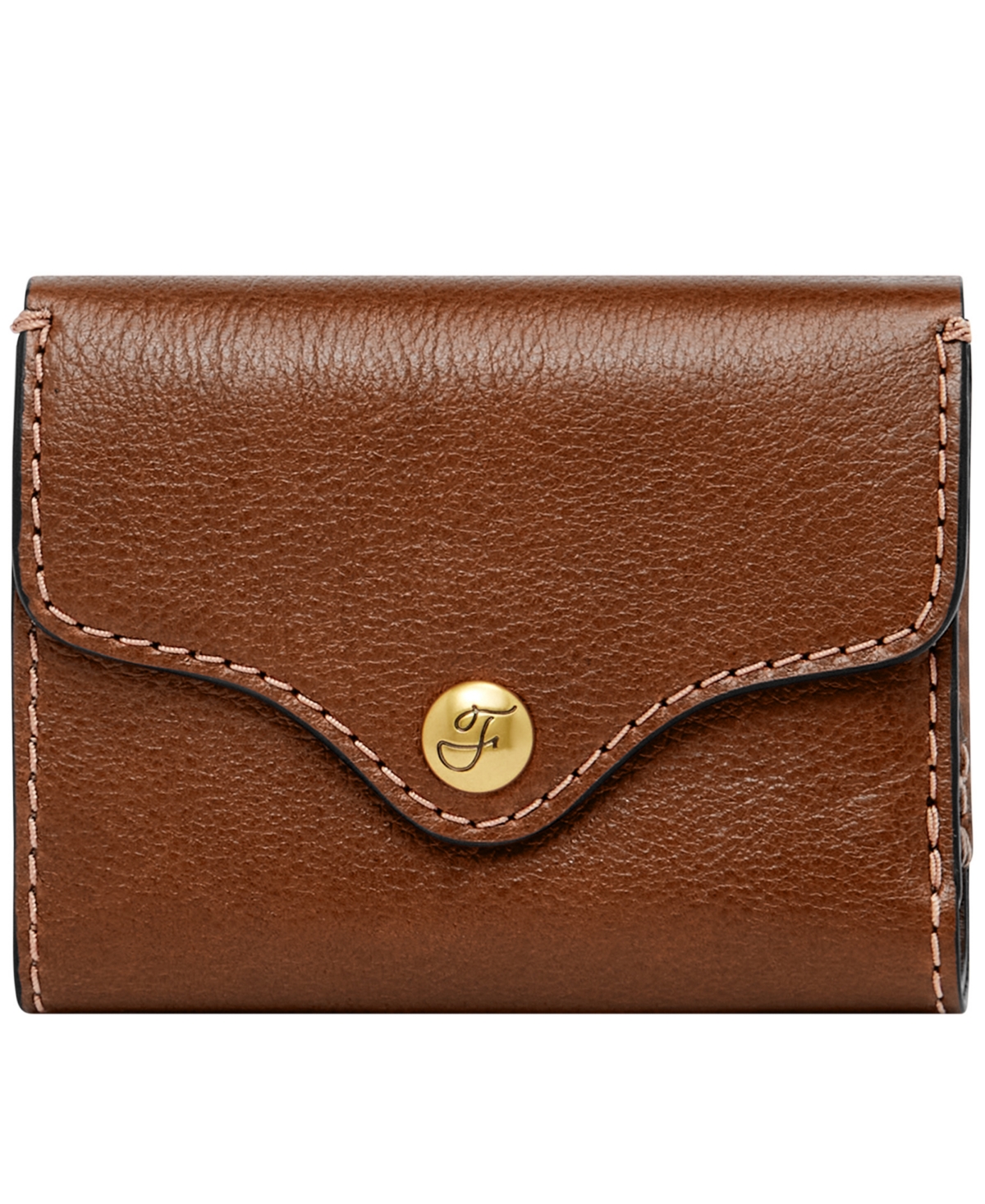 FOSSIL HERITAGE LEATHER TRIFOLD WALLET
