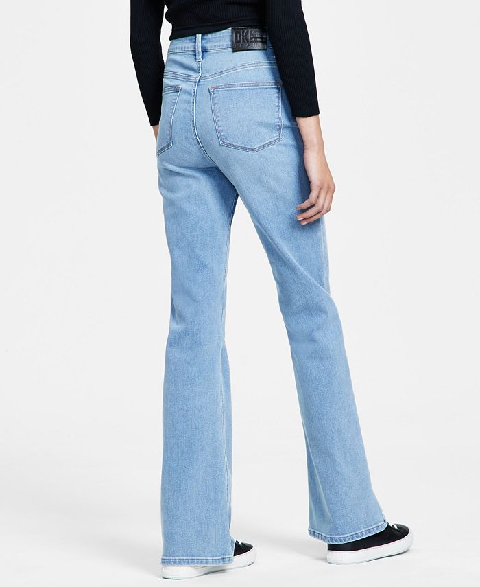 DKNY Jeans Women's Boerum High Rise Flare Leg Jeans & Reviews - Jeans ...