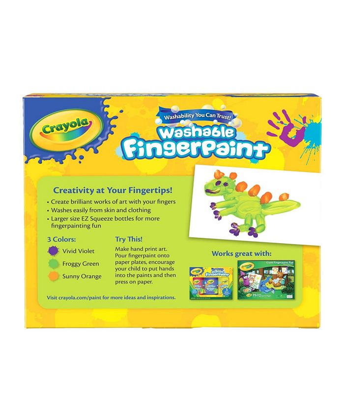 Crayola Washable Finger Paint 8oz 3/PkgSecondary Macy's