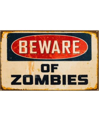 Mohawk Prismatic Beware Of Zombies Area Rug In Ivory