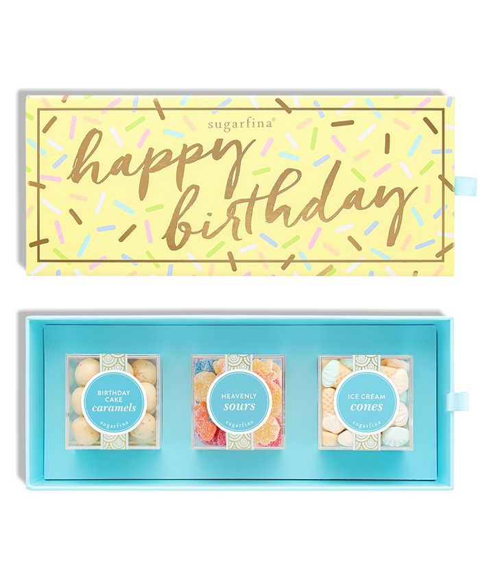 Sugarfina Happy Birthday - 3 Piece Candy Bento Box - Macy's