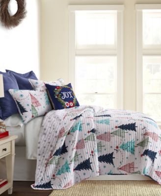 White Pine Whimsical Trees 3-Pc. Quilt Set, King