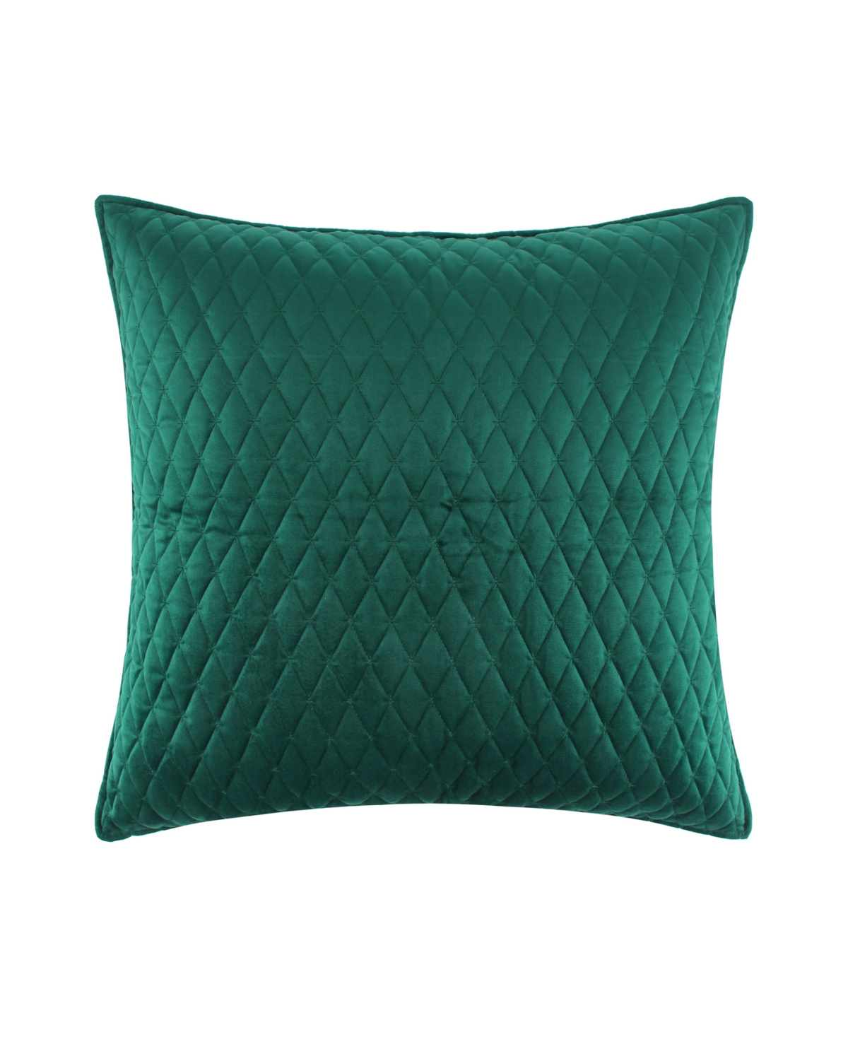 Levtex Velvet Plum Sham, European In Green