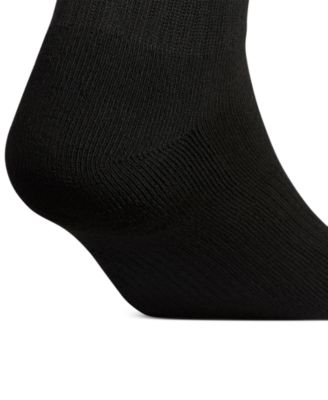 adidas Men's Cushioned Quarter Extended Size Socks, 6-Pack