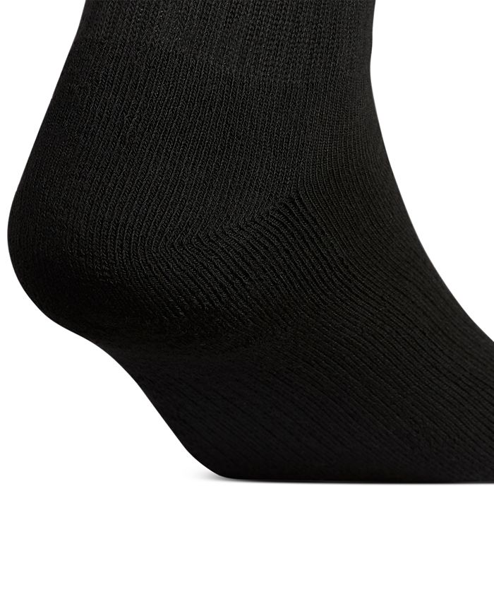 adidas Men's Cushioned Quarter Extended Size Socks, 6Pack Macy's