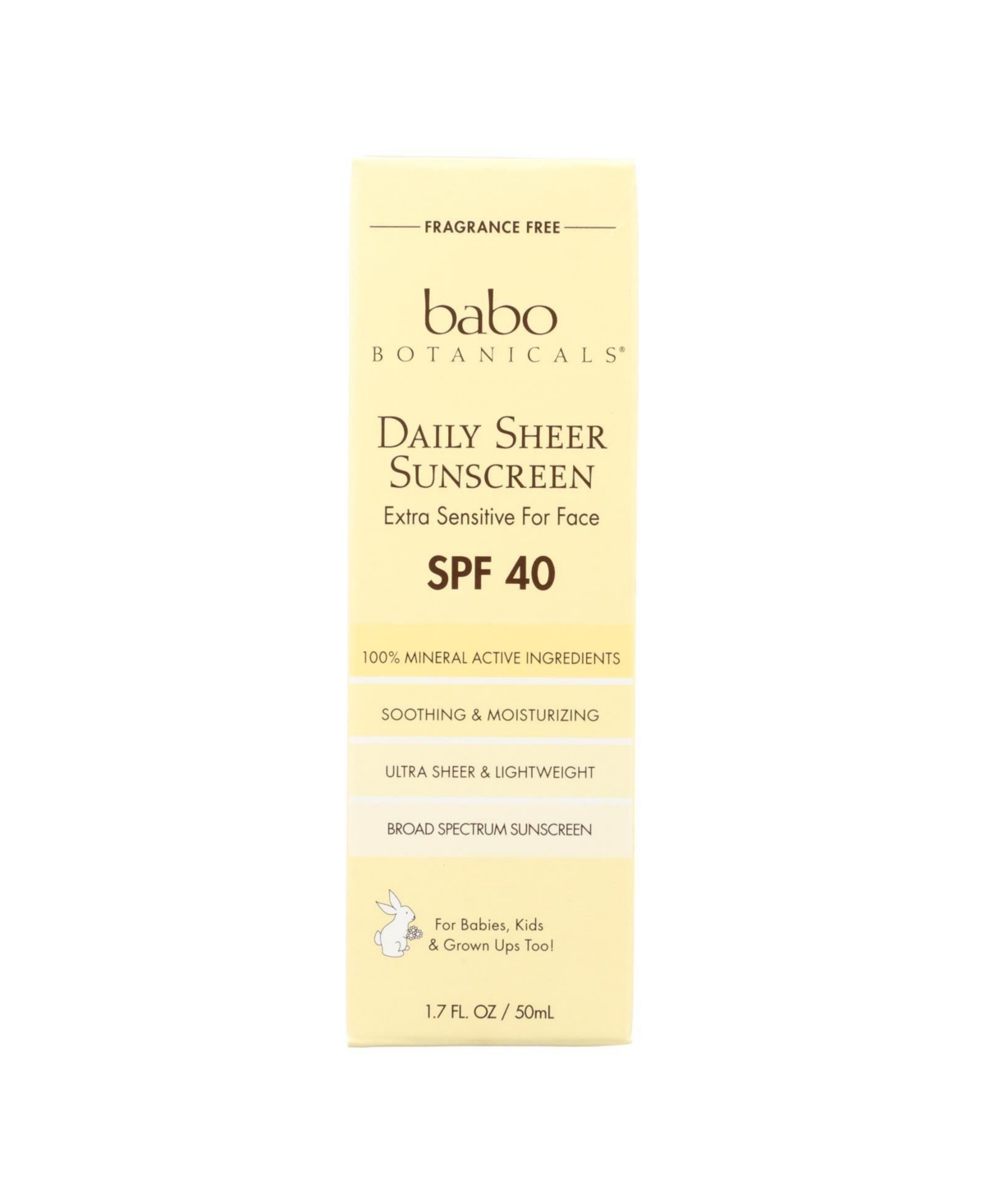 Sunscreen - Daily Sheer - Spf 40 - 1.7 oz