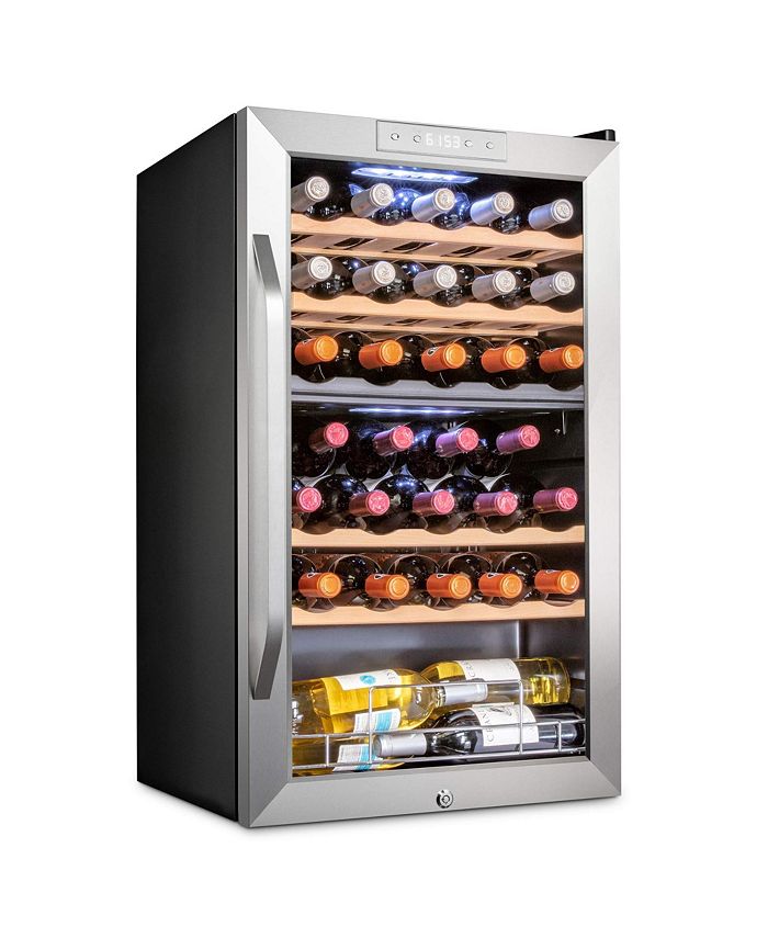 Ivation Freestanding Wine Refrigerator, 33 Bottle Wine Cooler Macy's